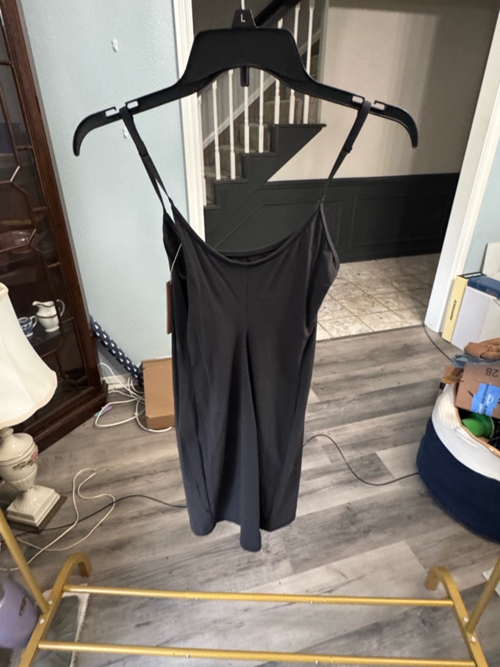 SKIMS Black Slip Dress with Tag - Picture 3 of 3